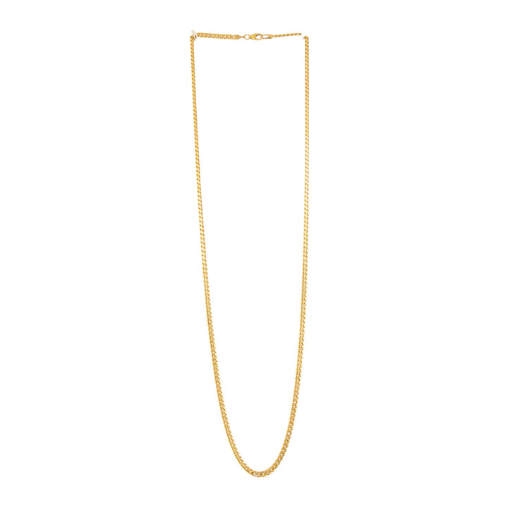10k Gold x 3mm Curb Link Chain Necklace - Kingdom Jewelry