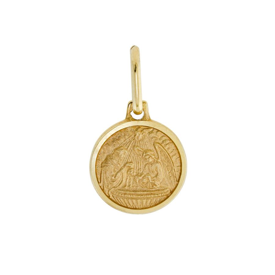 10k Gold x "Baptism" Charm Pendant - Kingdom Jewelry