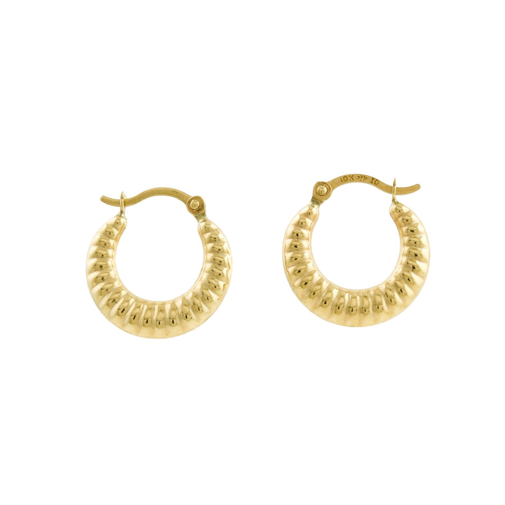 
                      
                        10K Gold x 'Croissant' Creole Hoops - Kingdom Jewelry
                      
                    