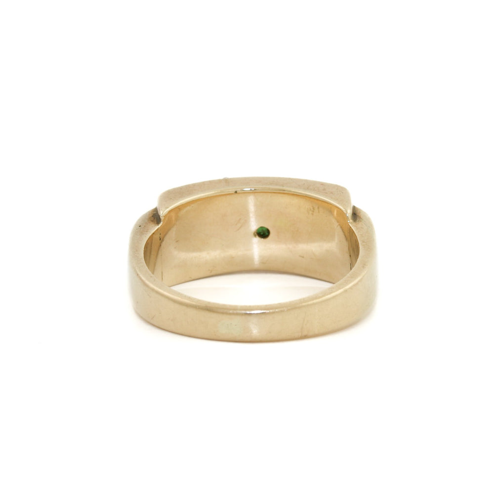 
                      
                        10k Gold x Green Jade Rectangle Signet Band - Kingdom Jewelry
                      
                    