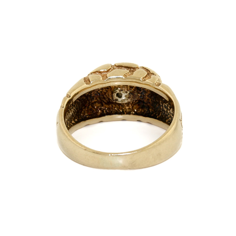 
                      
                        10k Gold x "Rubble Rock" Nugget Diamond Ring - Kingdom Jewelry
                      
                    