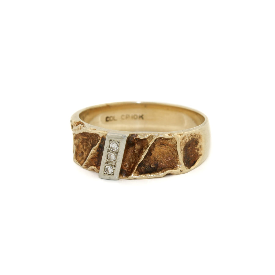 10k Gold x Rustic 6mm Band - Kingdom Jewelry