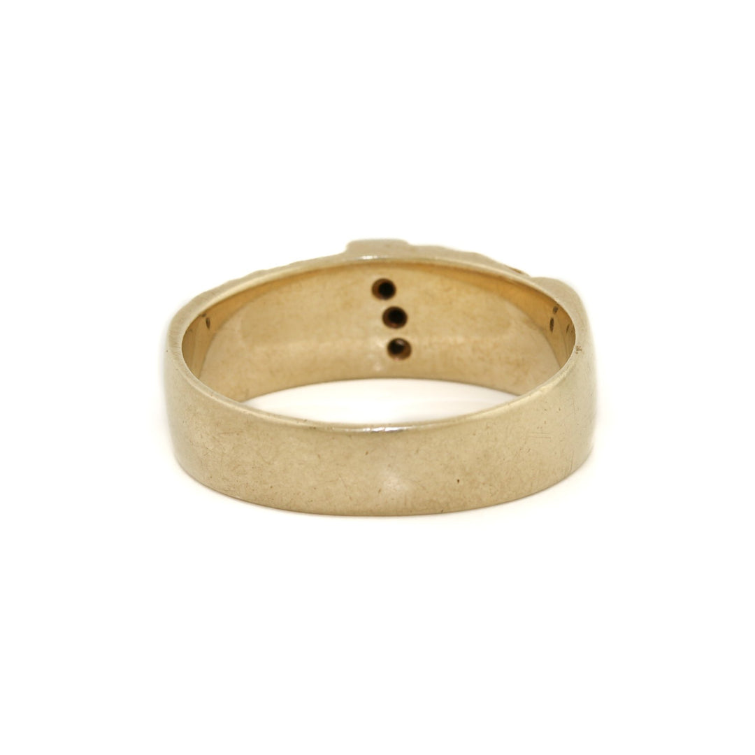 10k Gold x Rustic 6mm Band - Kingdom Jewelry