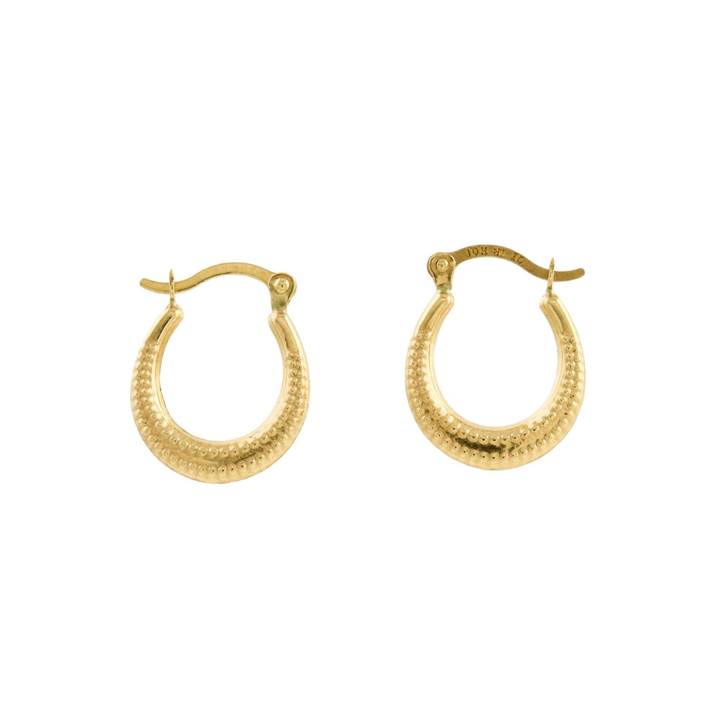 
                      
                        10K Gold x Seashell Creole Hoops - Kingdom Jewelry
                      
                    