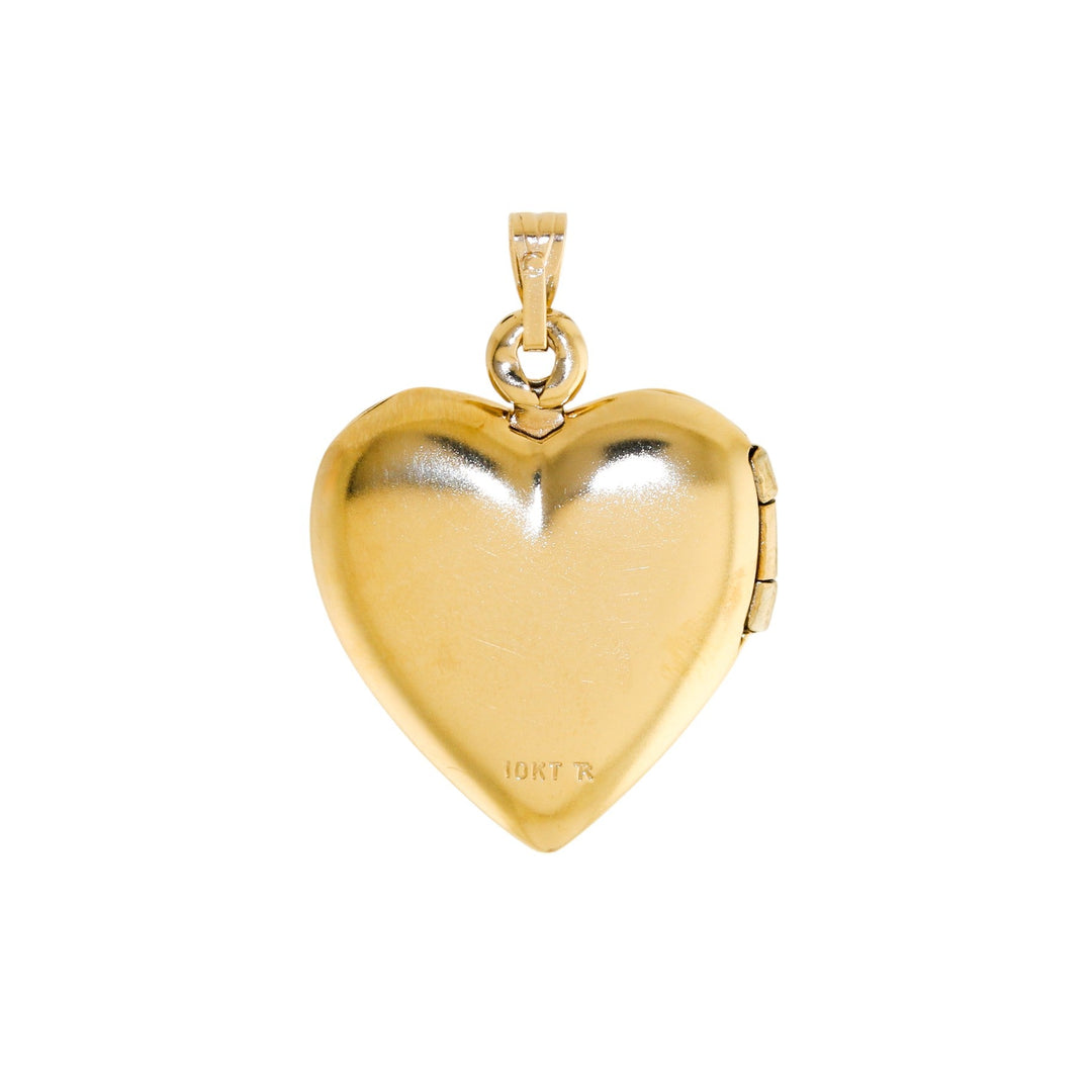 10k Gold x Vintage "I Love You" Heart Locket - Kingdom Jewelry