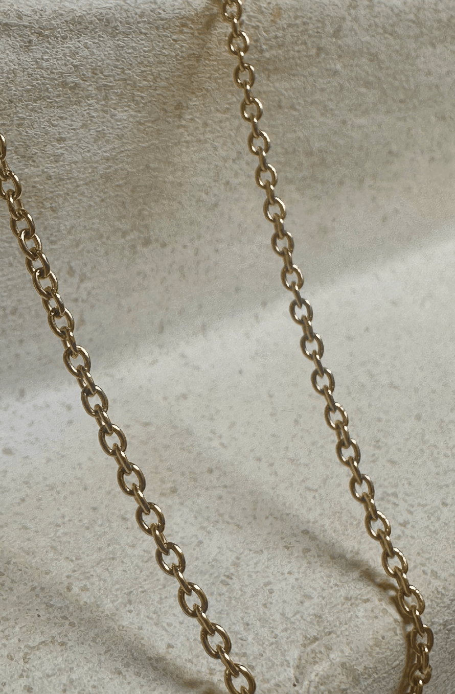 10K Italian Gold 22" Solid Round Link Chain - Kingdom Jewelry