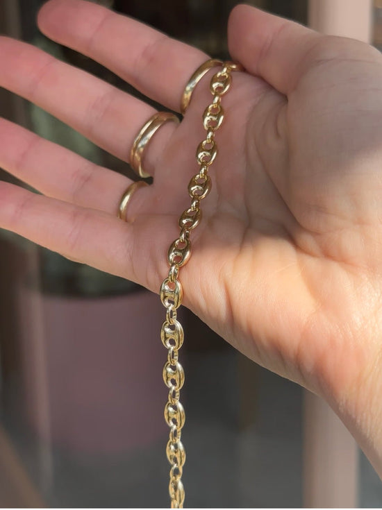 10k Midi Gucci Puff Bracelet - Kingdom Jewelry