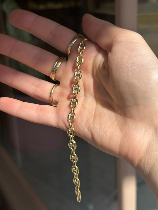 10k Midi Gucci Puff Bracelet - Kingdom Jewelry