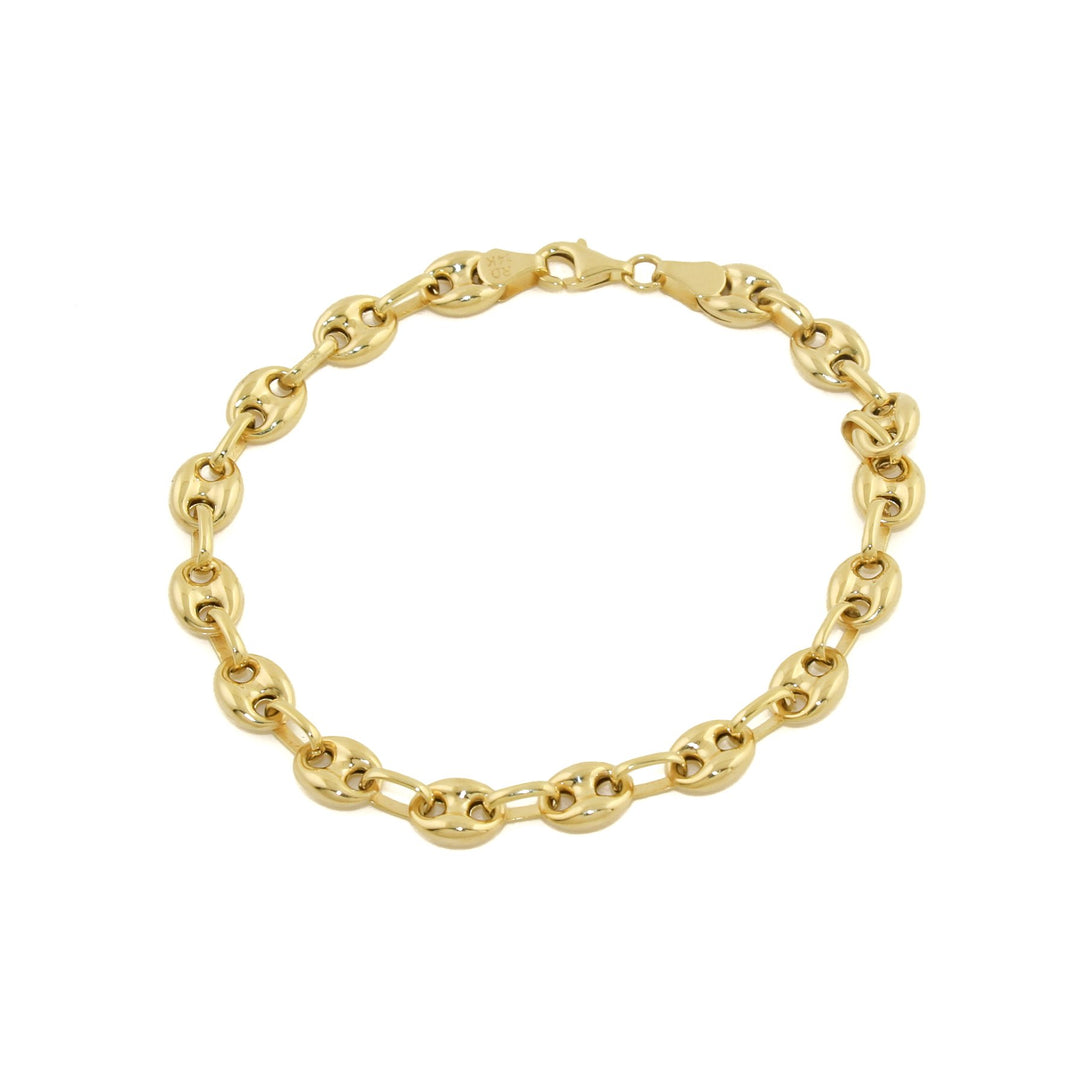 10k x 6mm Gucci Puff Bracelet - Kingdom Jewelry