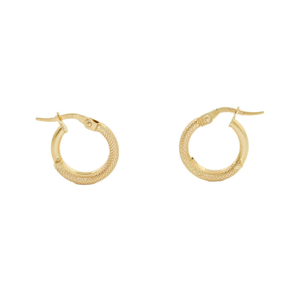 10k x Double Snake Hoop Earring - Kingdom Jewelry