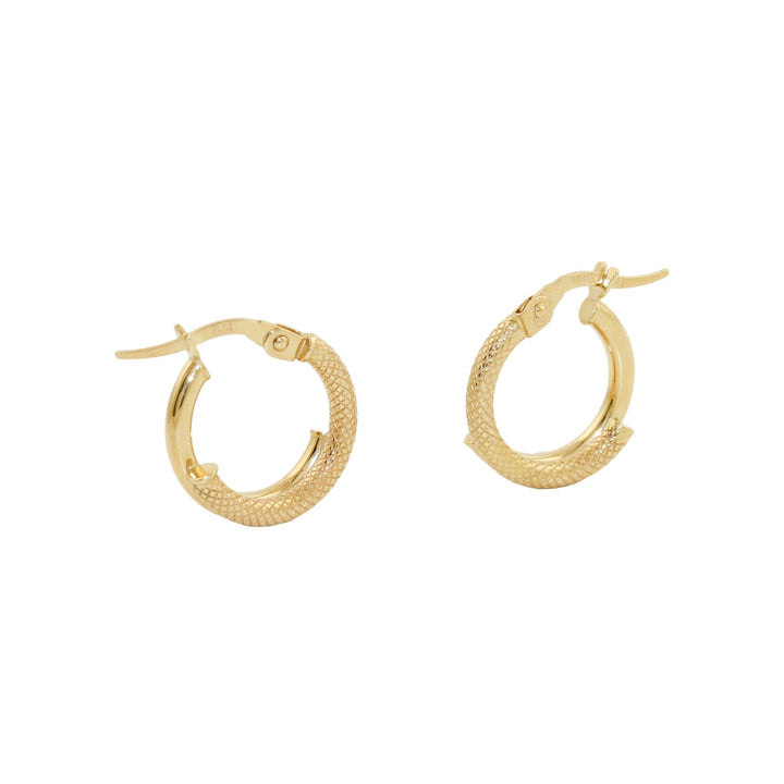 10k x Double Snake Hoop Earring - Kingdom Jewelry
