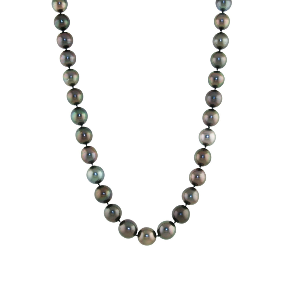 
                      
                        10mm Natural Tahitian Black Pearl Necklace - Kingdom Jewelry
                      
                    