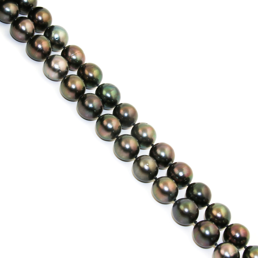 
                      
                        10mm Natural Tahitian Black Pearl Necklace - Kingdom Jewelry
                      
                    