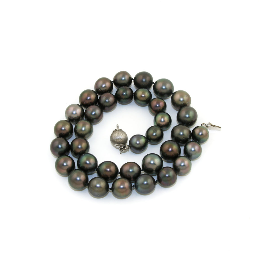 
                      
                        10mm Natural Tahitian Black Pearl Necklace - Kingdom Jewelry
                      
                    