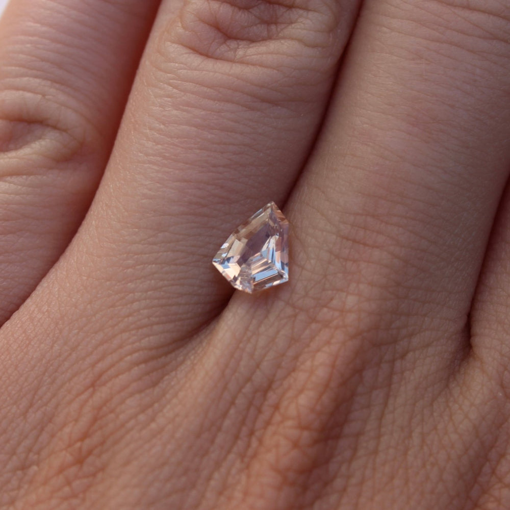 
                  
                    1.11ct Geometric Peach Sapphire - Kingdom Jewelry
                  
                