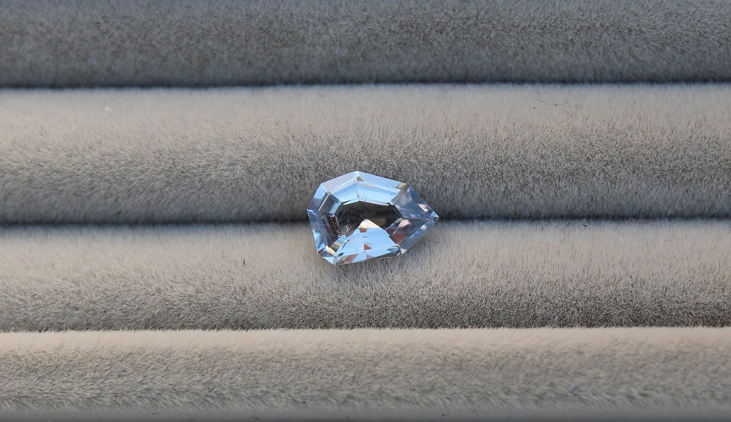 1.18ct Geometric Blue Sapphire - Kingdom Jewelry