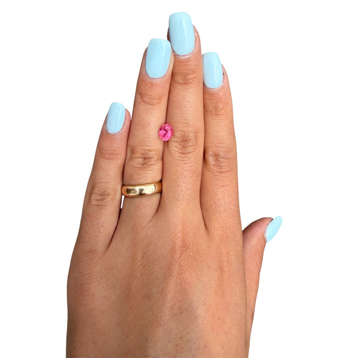 1.20ct Vivid Pink Mahenge Spinel - Kingdom Jewelry