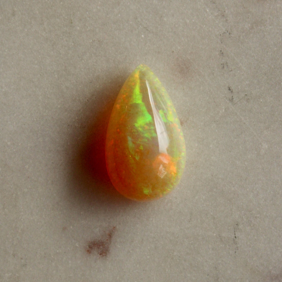 12.40 ct Teardrop x Ethiopian Welo Opal - Kingdom Jewelry