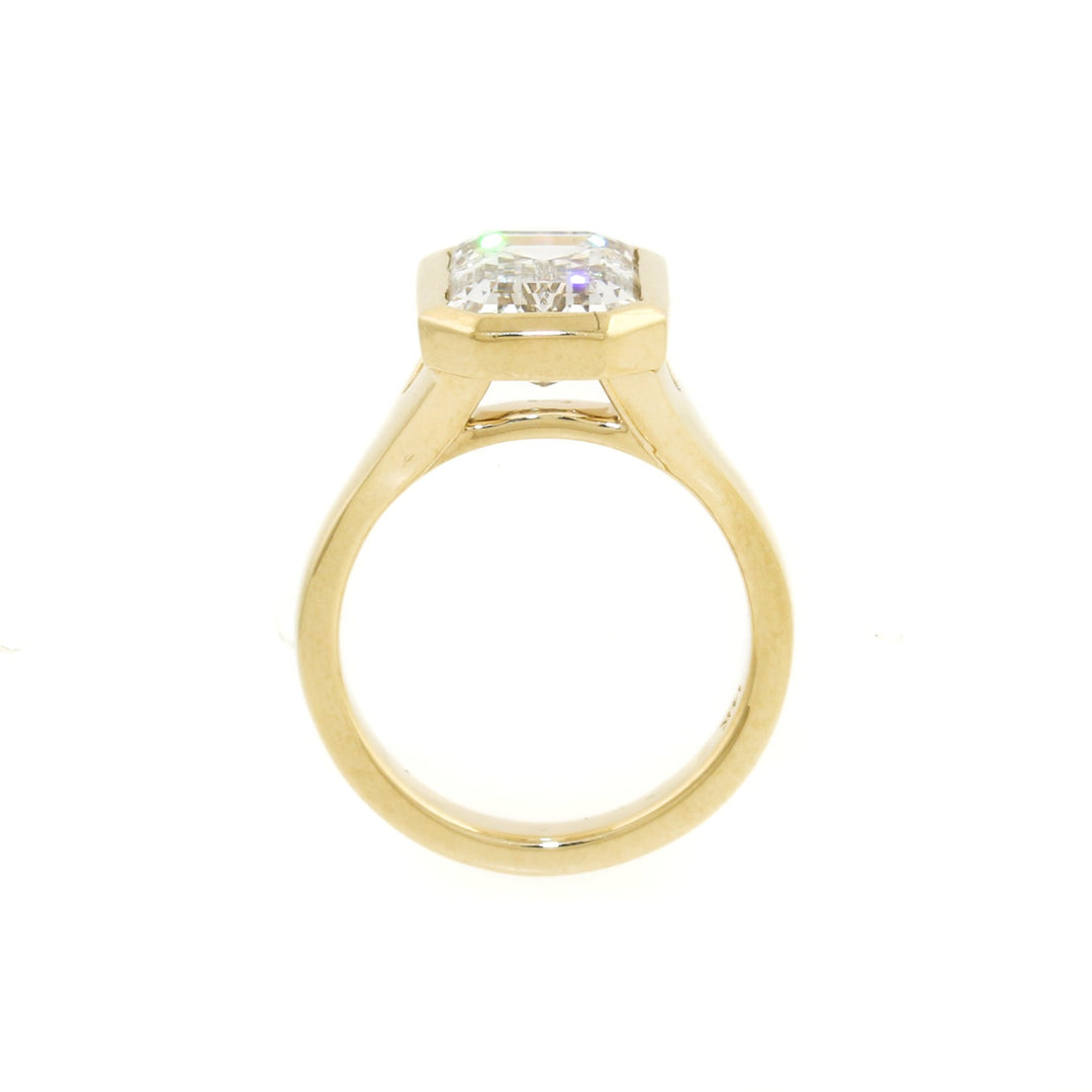 14K Gold "Hollywood" 4ct Lab Diamond Ring - Kingdom Jewelry