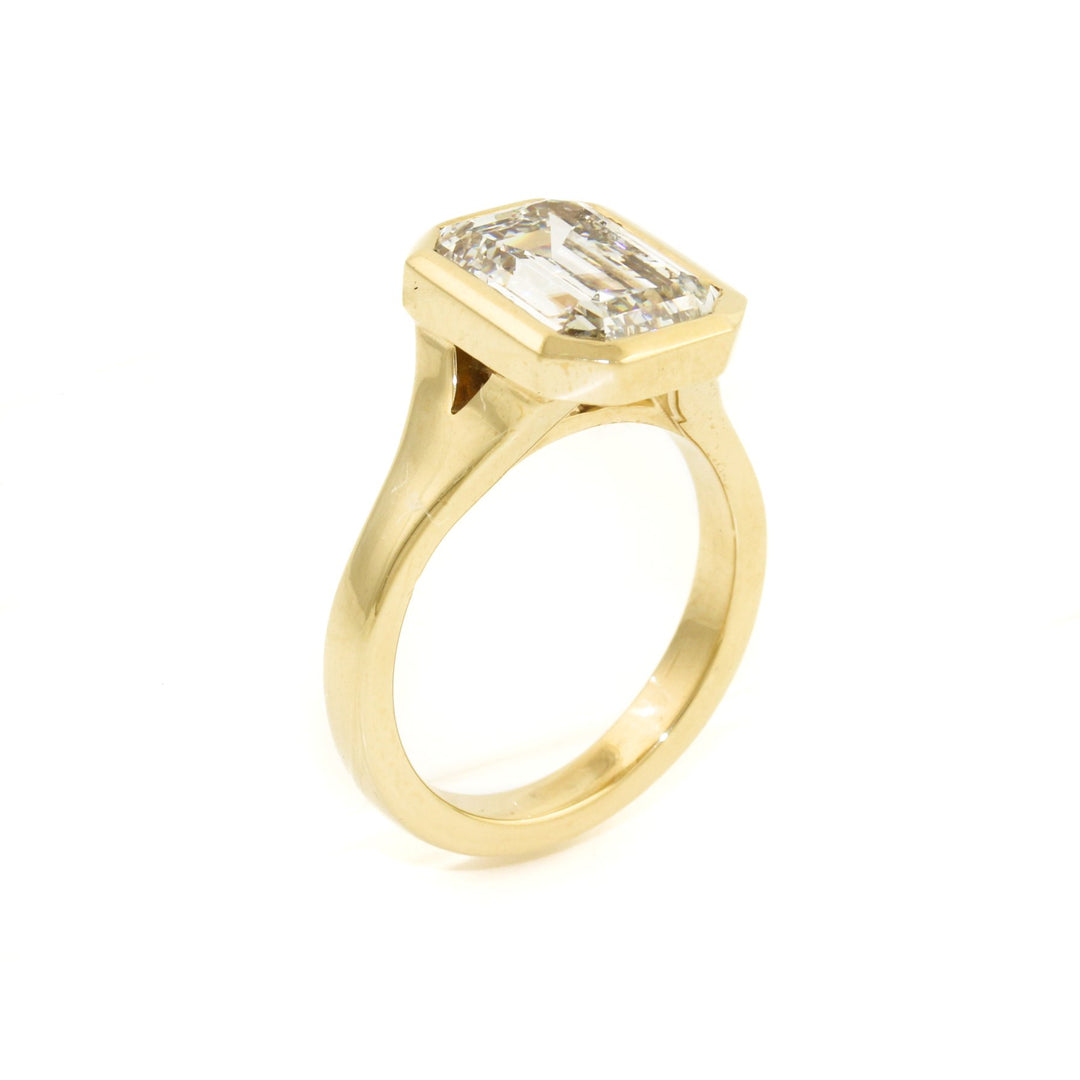 14K Gold "Hollywood" 4ct Lab Diamond Ring - Kingdom Jewelry