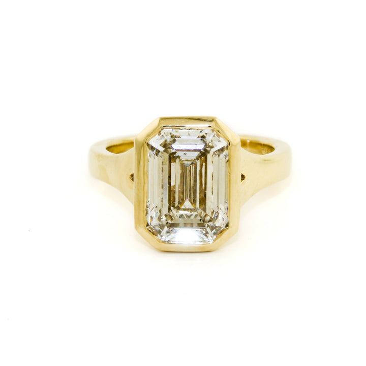 14K Gold "Hollywood" 4ct Lab Diamond Ring - Kingdom Jewelry