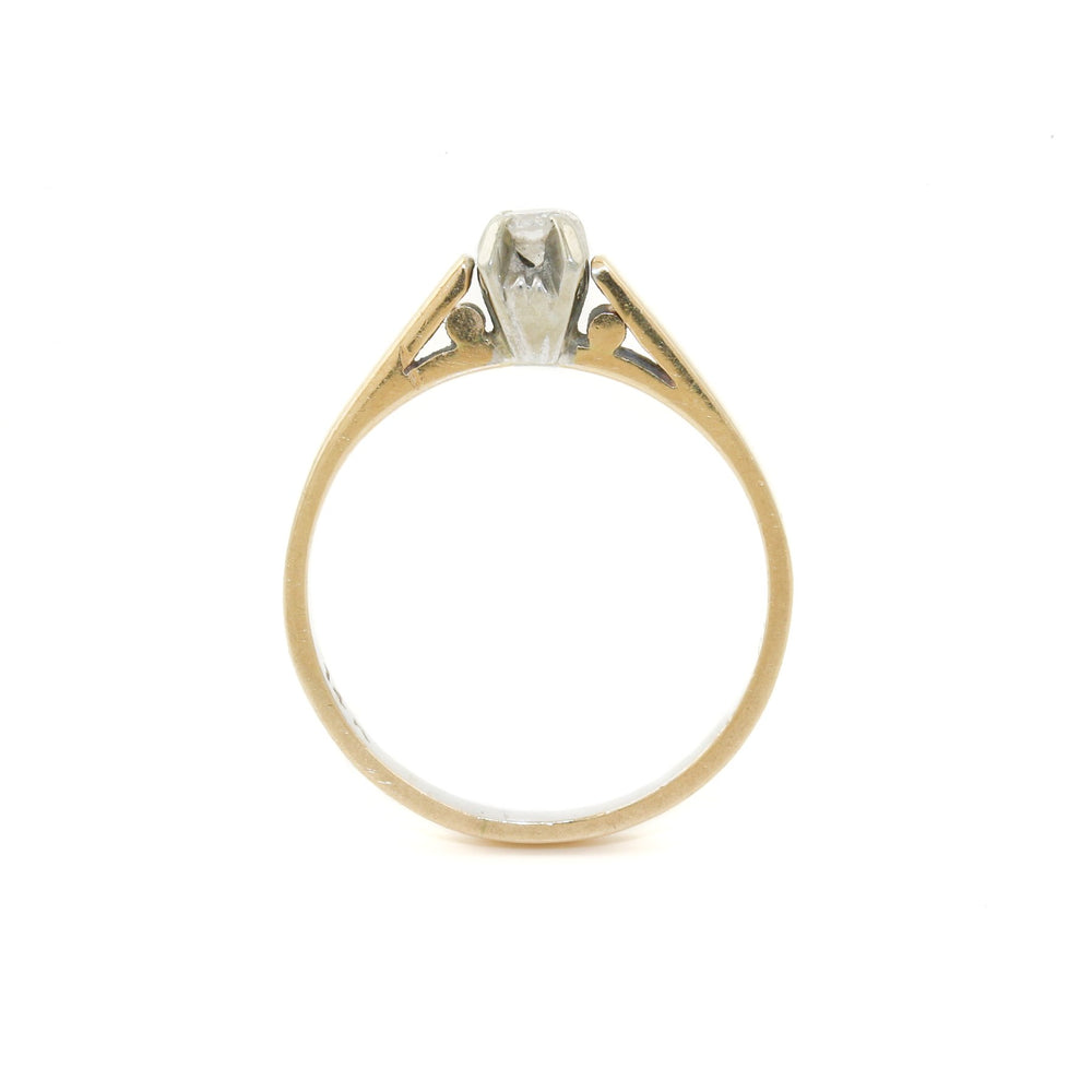 
                  
                    14k Gold x .12 Diamond Solitaire Engagement Ring - Kingdom Jewelry
                  
                