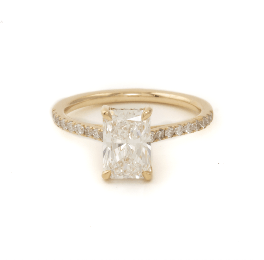 14k Gold X 1.54CT Lab Diamond Ring - Kingdom Jewelry