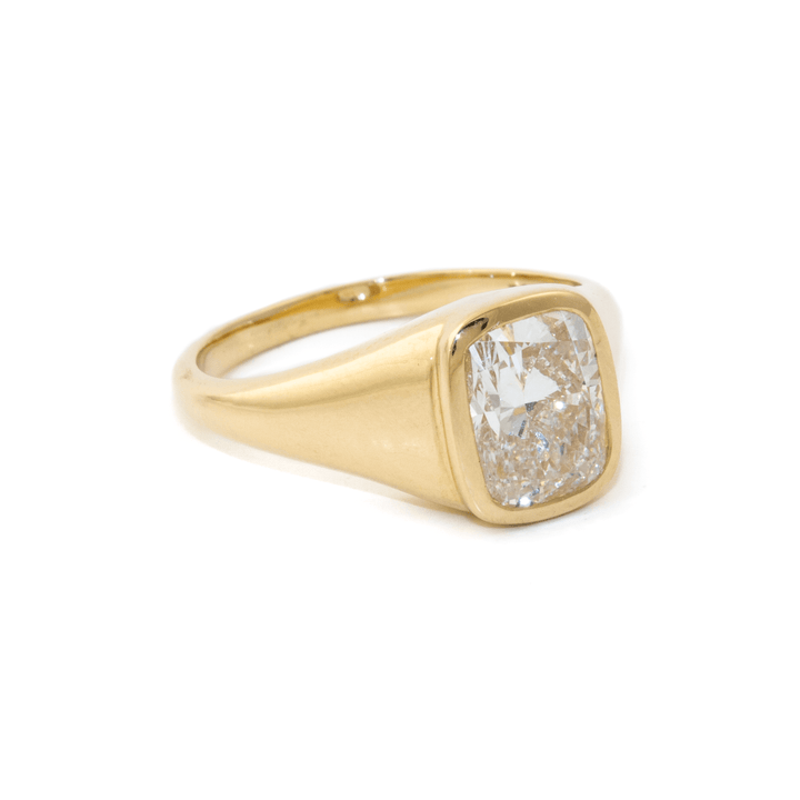 14k Gold x 2.01ct VVS2 E Lab Diamond Solitaire - Kingdom Jewelry