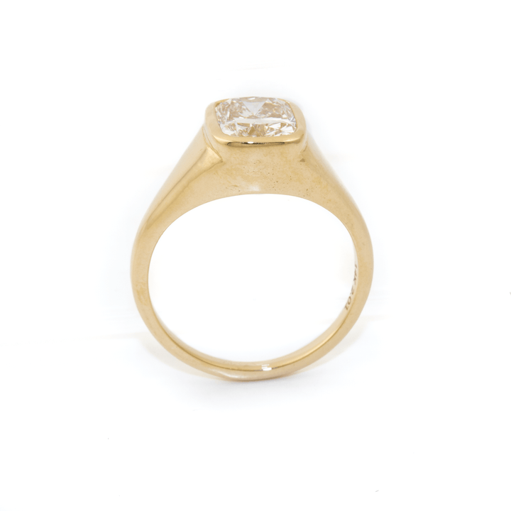 14k Gold x 2.01ct VVS2 E Lab Diamond Solitaire - Kingdom Jewelry