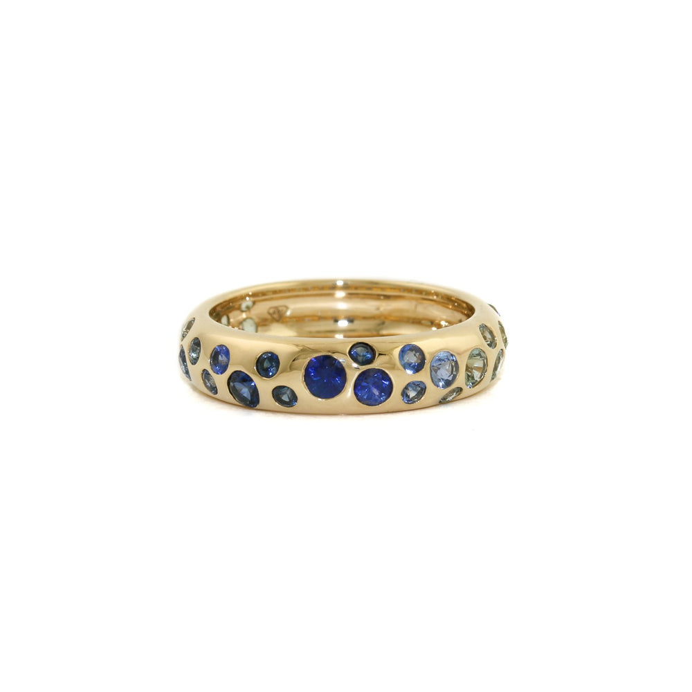 
                      
                        14k Gold x 4mm Blue Sapphire Ombre Confetti Band - Kingdom Jewelry
                      
                    