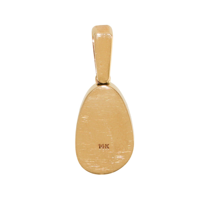 14k Gold x Australian Opal & Natural Diamonds Pendant - Kingdom Jewelry