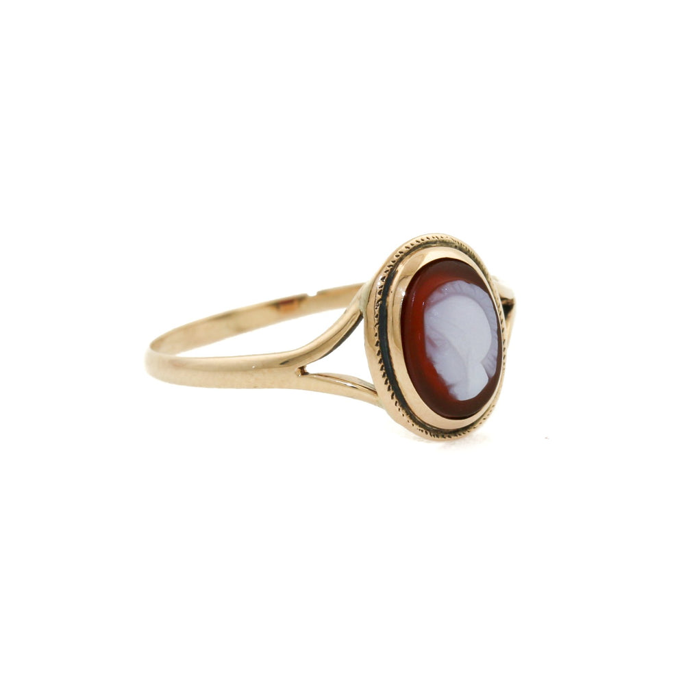 
                      
                        14k Gold x Carnelian Cameo Signet - Kingdom Jewelry
                      
                    