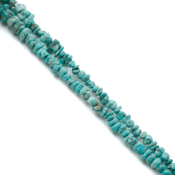 14k Gold x Craggy Lone Mountain Turquoise Nugget Necklace - Kingdom Jewelry