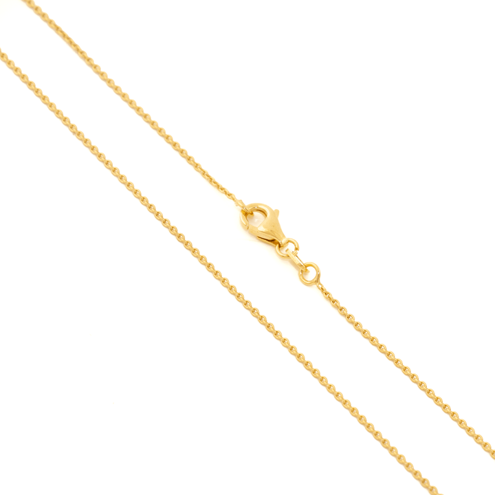 14k Gold x Dainty 1mm Cable Link Chain Necklace - Kingdom Jewelry