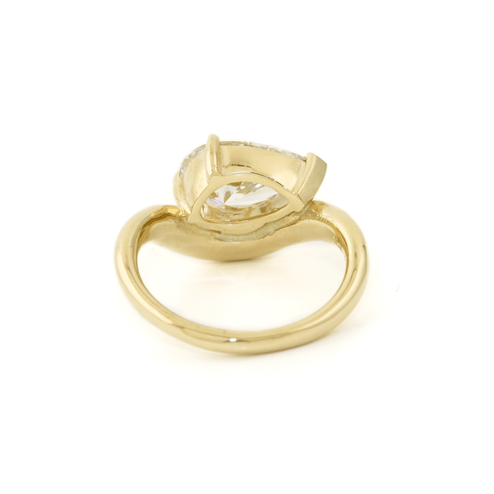14k Gold x Horizon Pear Diamond Contour - Kingdom Jewelry