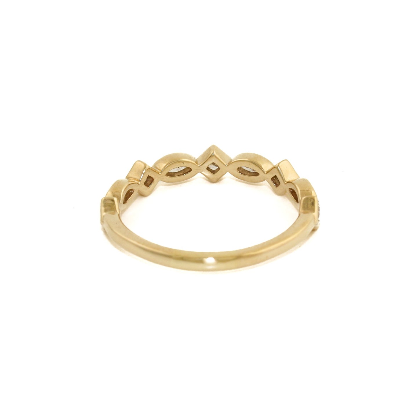 14k Gold x Marquise & Princess - Cut Diamond Ring - Kingdom Jewelry