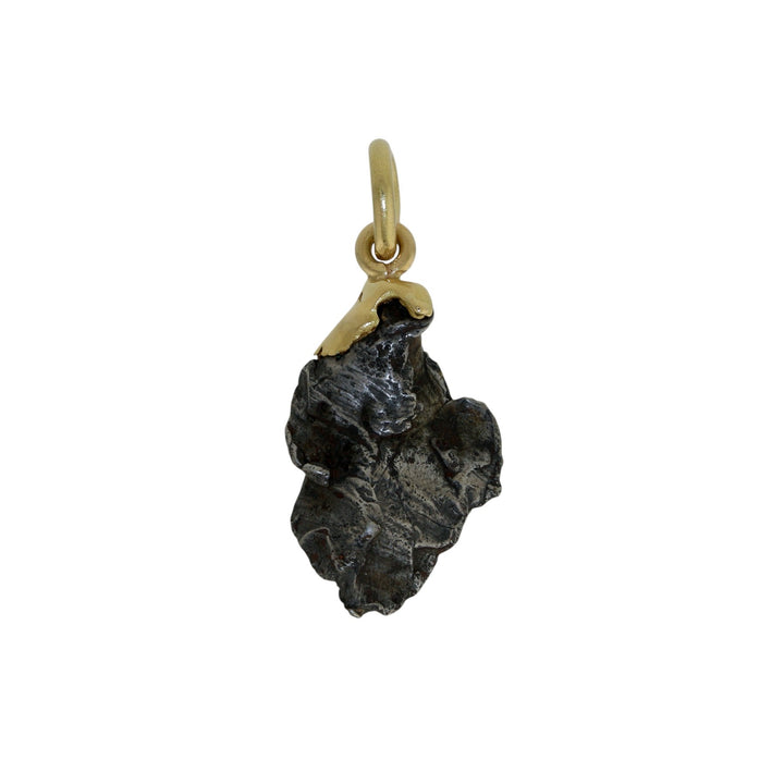 14k Gold x Meteorite Nugget Pendant - Kingdom Jewelry