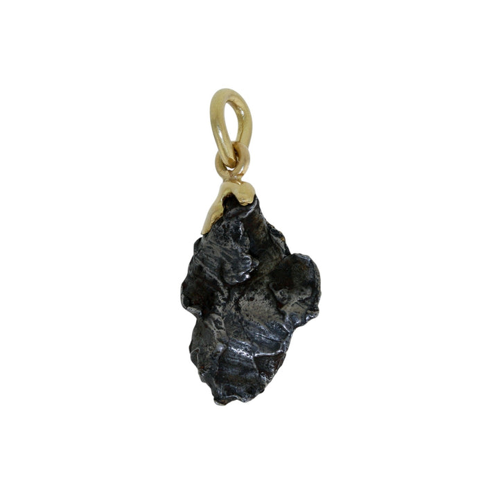 14k Gold x Meteorite Nugget Pendant - Kingdom Jewelry
