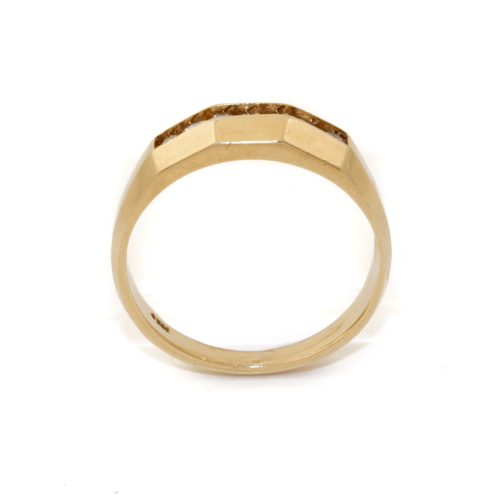 14k Gold x Modern Channel - Set Septet Diamond Band - Kingdom Jewelry