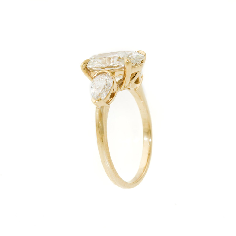 
                  
                    14k Gold x Oval & Pear Lab Diamond Ring - Kingdom Jewelry
                  
                