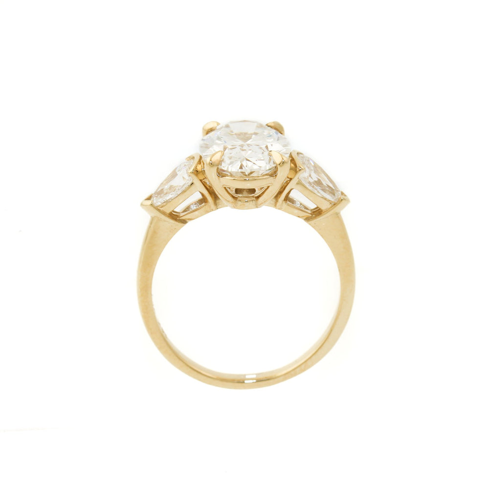 
                  
                    14k Gold x Oval & Pear Lab Diamond Ring - Kingdom Jewelry
                  
                