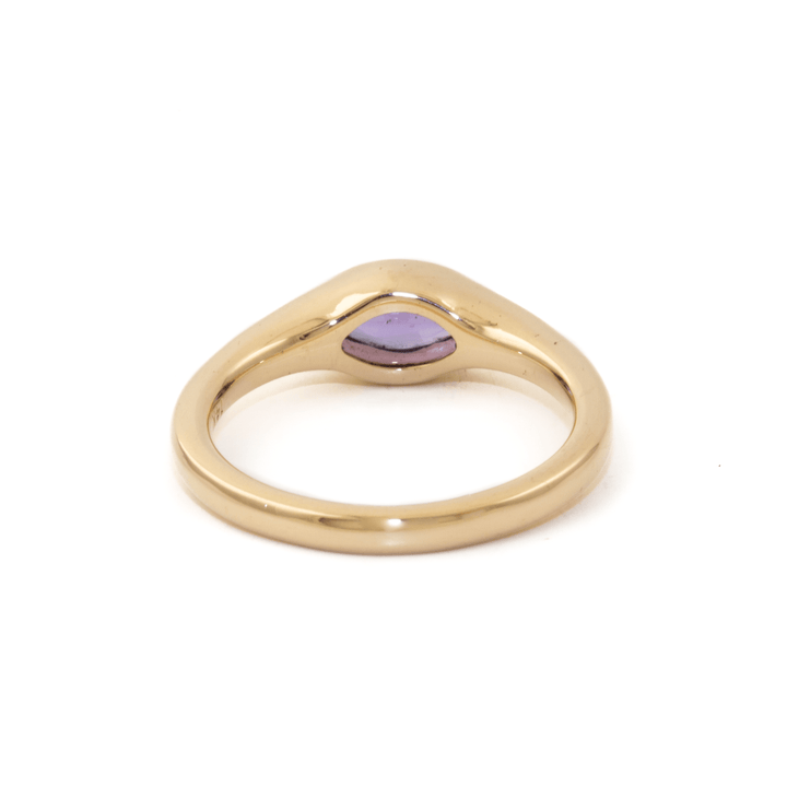 14k Gold x Purple Marquise Sapphire Solitaire - Kingdom Jewelry