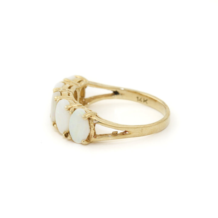 14k Gold x Quinet Welo Opal Ring - Kingdom Jewelry