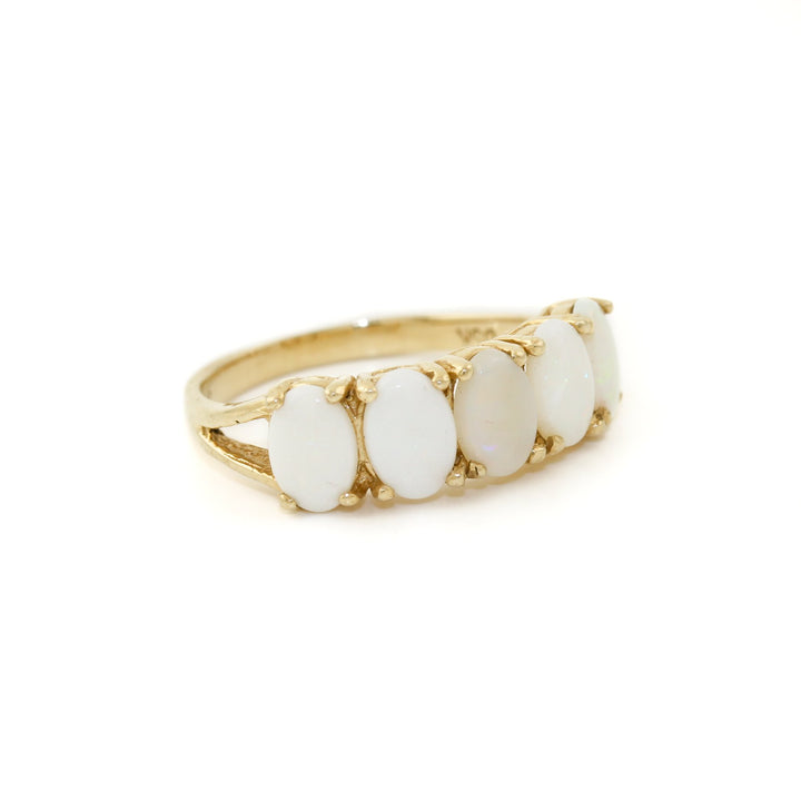 14k Gold x Quinet Welo Opal Ring - Kingdom Jewelry