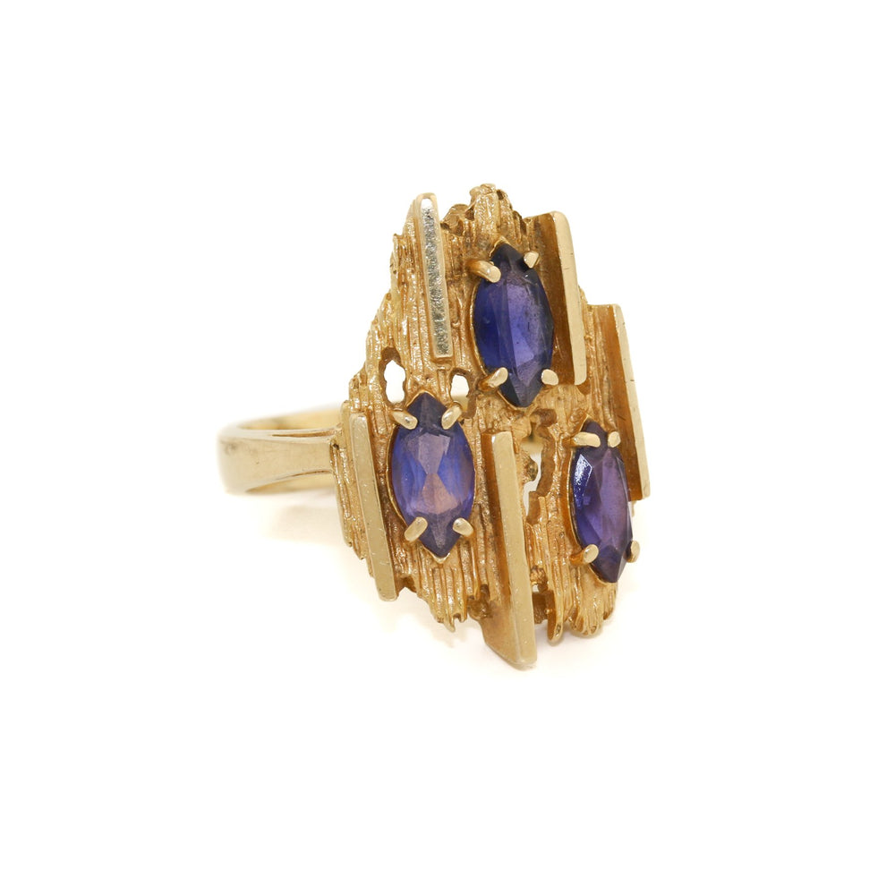 
                      
                        14k Gold x Synthetic Marquise Purple Sapphire Ring - Kingdom Jewelry
                      
                    