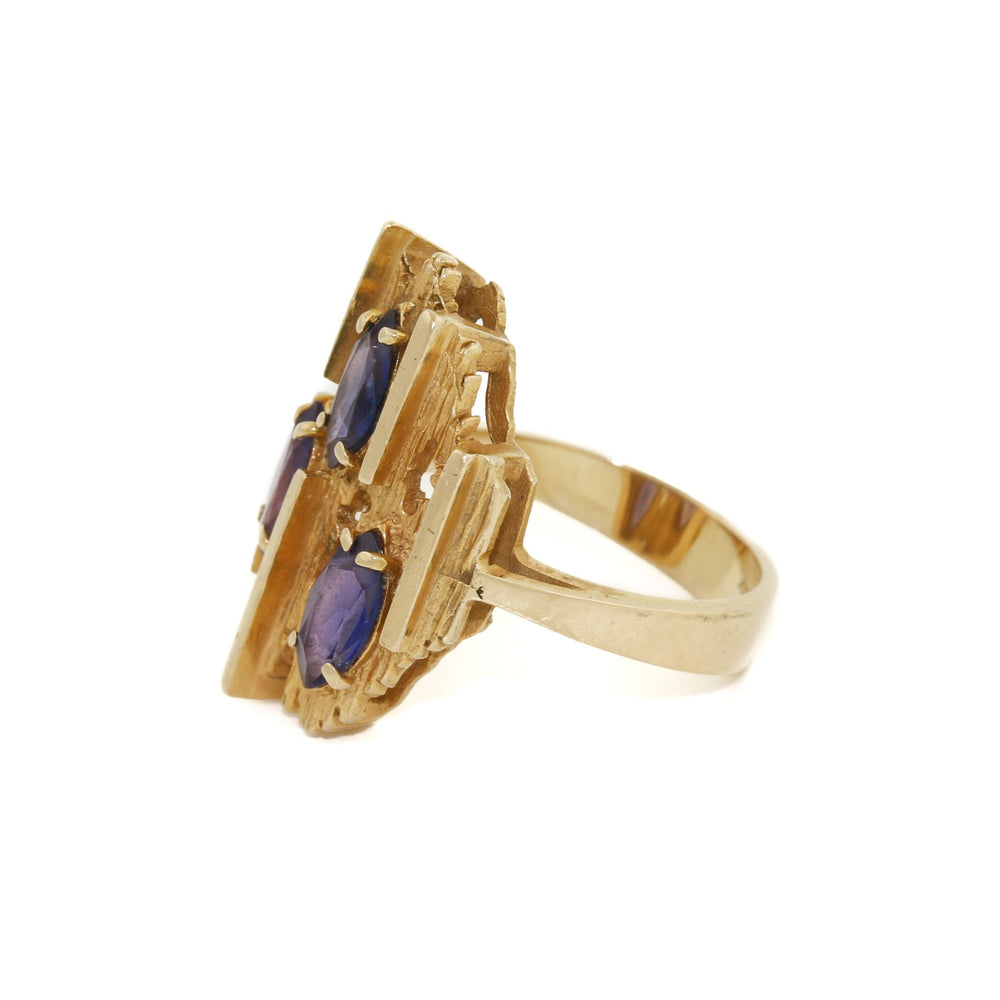 
                      
                        14k Gold x Synthetic Marquise Purple Sapphire Ring - Kingdom Jewelry
                      
                    