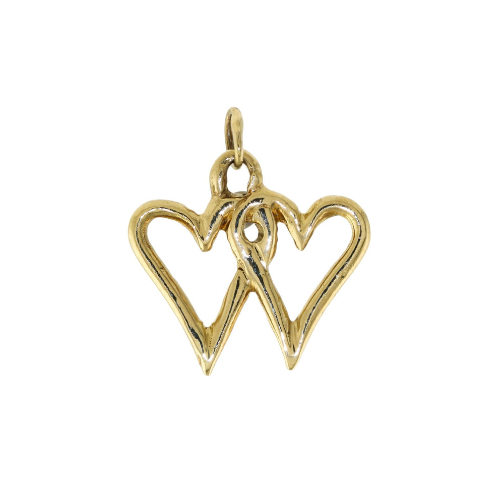 
                      
                        14k Gold x Twin Heart Pendant - Kingdom Jewelry
                      
                    