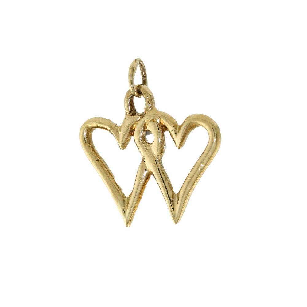 
                      
                        14k Gold x Twin Heart Pendant - Kingdom Jewelry
                      
                    