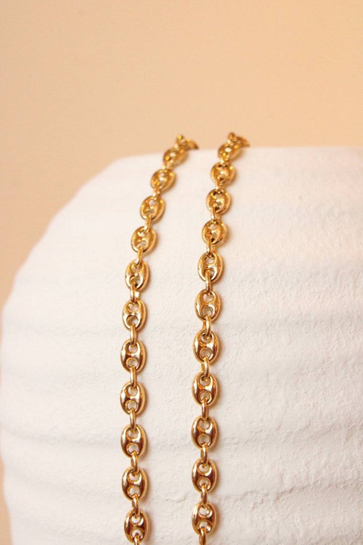 14K Gucci Puff Chain 20inch - Kingdom Jewelry