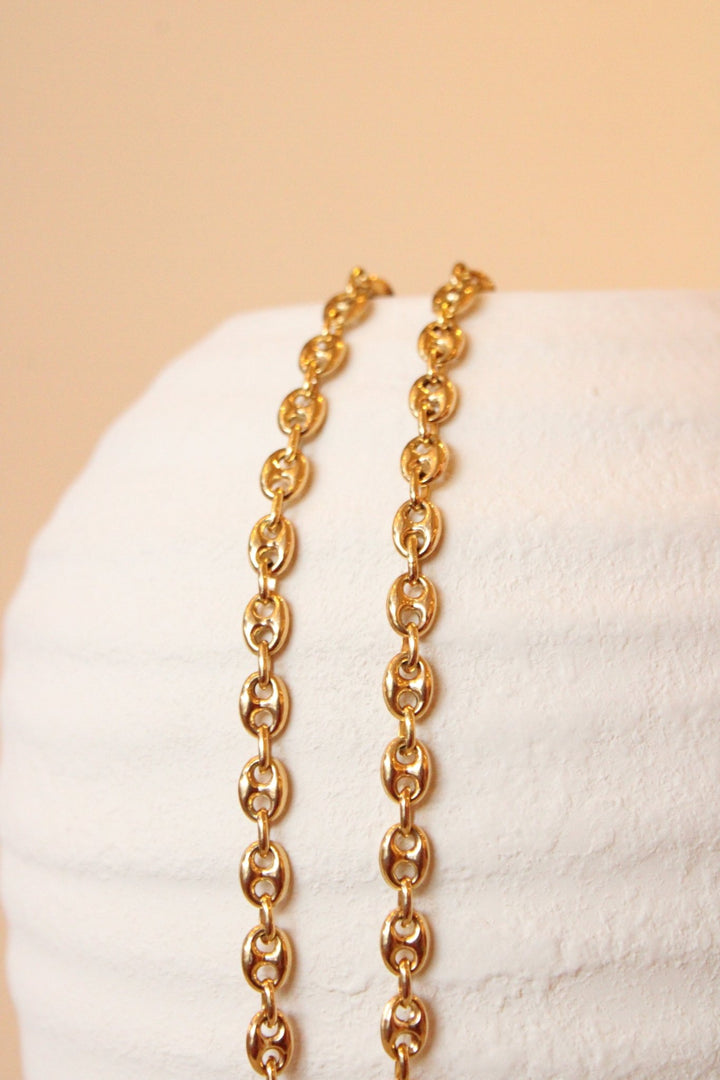 14K Gucci Puff Chain 20inch - Kingdom Jewelry